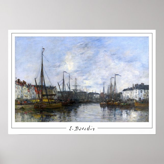 Eugène Boudin Zedign Art Poster nº 380 (Frente)