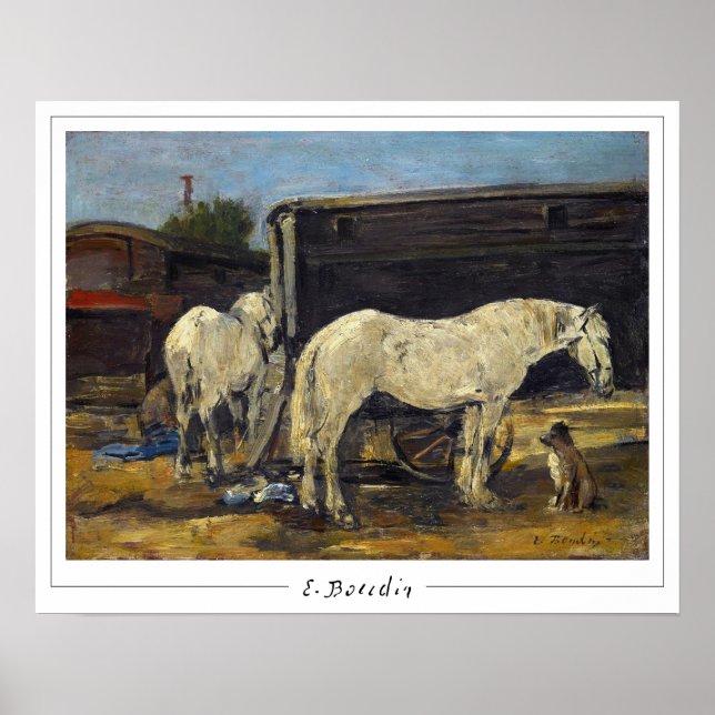 Eugène Boudin Zedign Art Poster nº 389-2 (Frente)