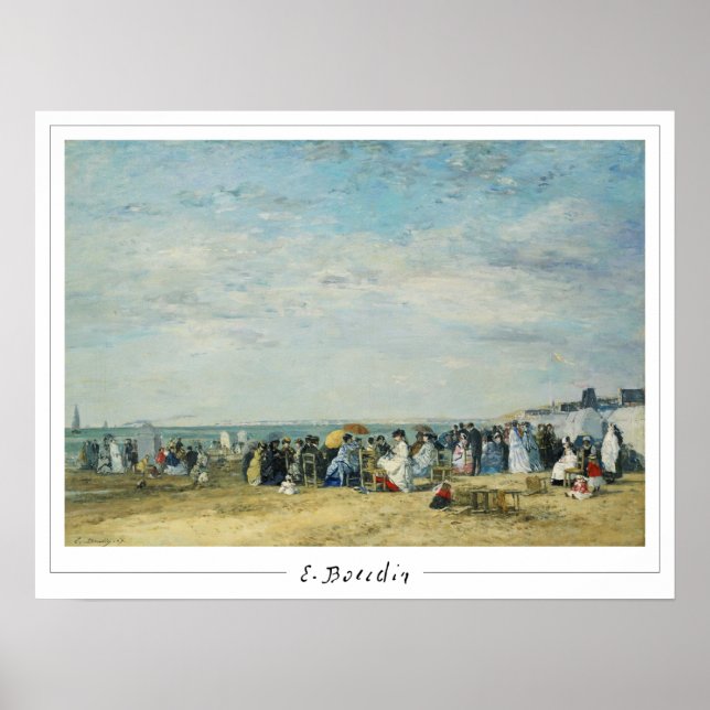 Eugène Boudin Zedign Art Poster nº 4 (Frente)