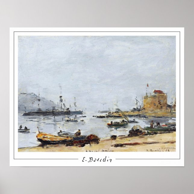 Eugène Boudin Zedign Art Poster nº 478-2 (Frente)