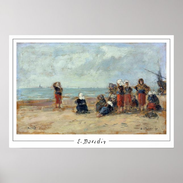 Eugène Boudin Zedign Art Poster nº 494-2 (Frente)