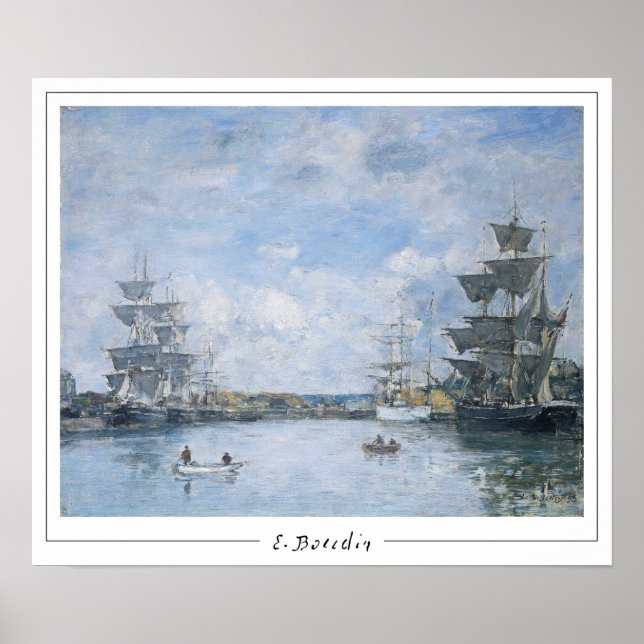 Eugène Boudin Zedign Art Poster nº 9 (Frente)