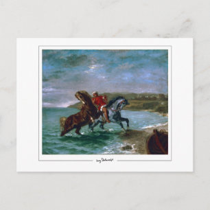 Eugène Delacroix #522 - Cartão Postal de Arte Fina