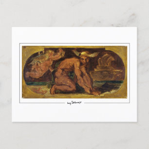 Eugène Delacroix #720 - Cartão Postal de Arte
