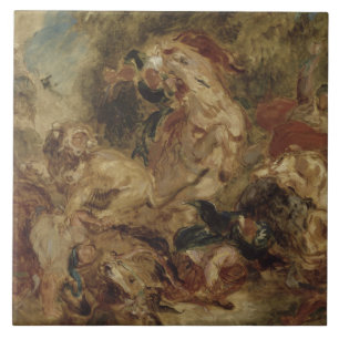 Eugene Delacroix - a caça do leão
