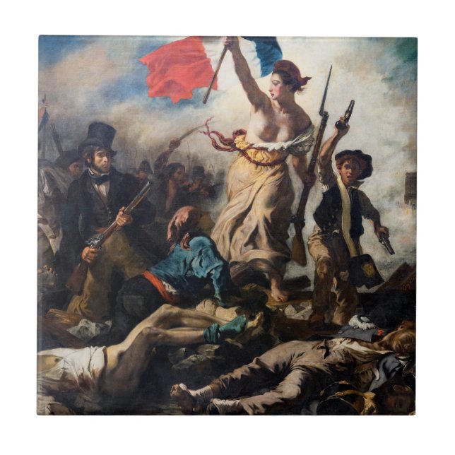 Eugene Delacroix - Liberdade Liderando o Povo (Frente)