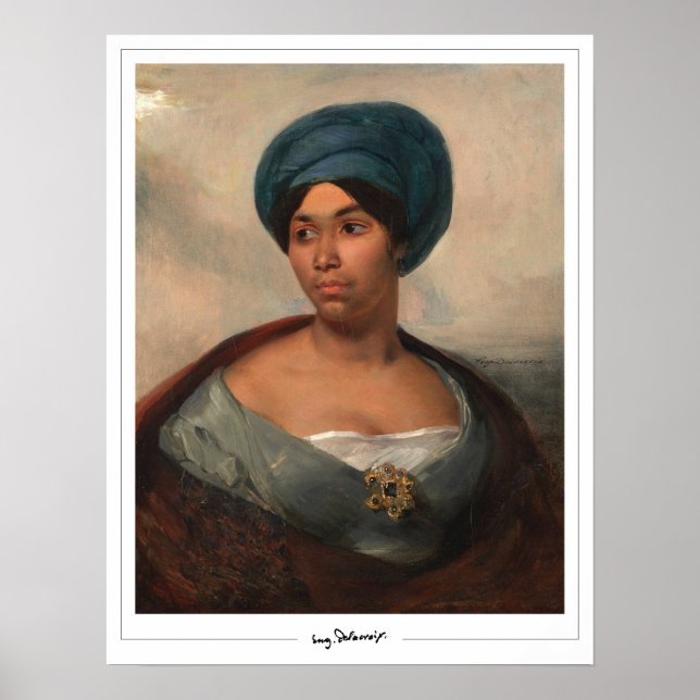 Eugène Delacroix Zedign Art Poster nº 171 (Frente)
