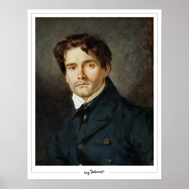 Eugène Delacroix Zedign Art Poster nº 200 (Frente)