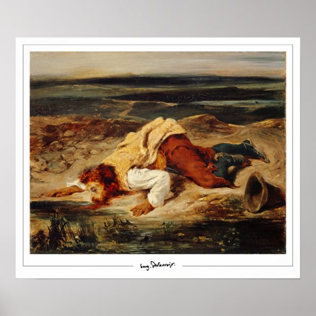 Eugène Delacroix Zedign Art Poster nº 502 (Frente)
