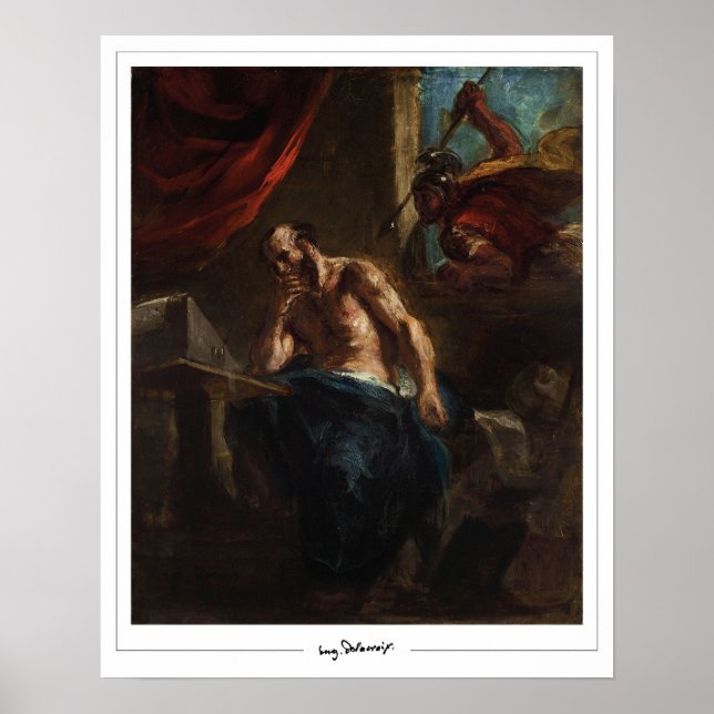 Eugène Delacroix Zedign Art Poster nº 590 (Frente)