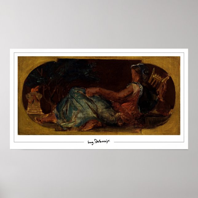 Eugène Delacroix Zedign Art Poster nº 699 (Frente)