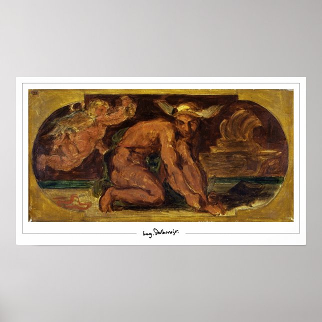 Eugène Delacroix Zedign Art Poster nº 720 (Frente)