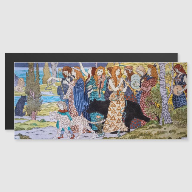 Eugene Grasset - Harmony Magnetic Card (Frente/Verso)