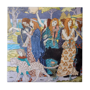 Eugene Grasset - Painel Decorativo Harmonia