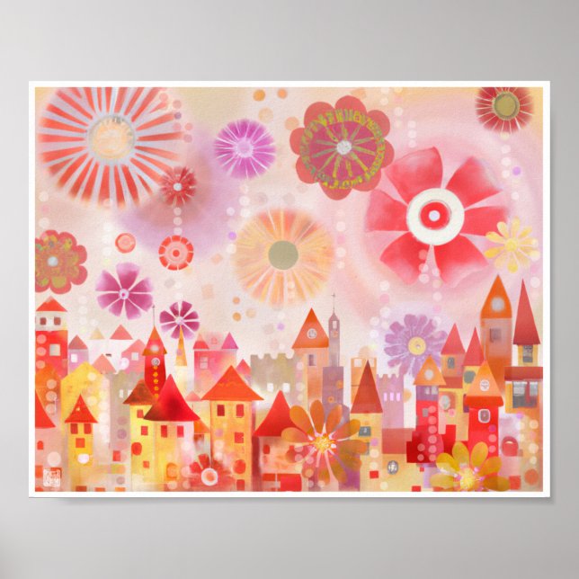 Euphoric Town 3rd Celebration Art Impressão (Frente)