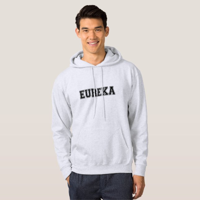 😜 💡 Eureka-Engraçado Exclamação Legal Pullover M (Frente Completa)