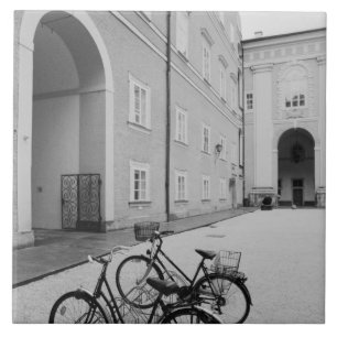 Europa, Áustria, Salzburgo. Bicicletas na