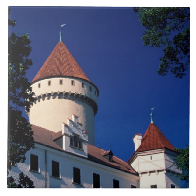 Europa, Castelo Konopiste, República Tcheca, estát (Frente)