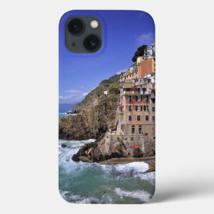 Europa, Itália, Riomaggiore. Riomaggiore é constru