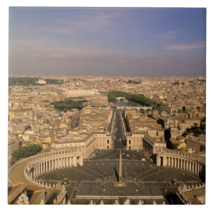 Europa, Itália, Roma, O Vaticano. Vista de S.