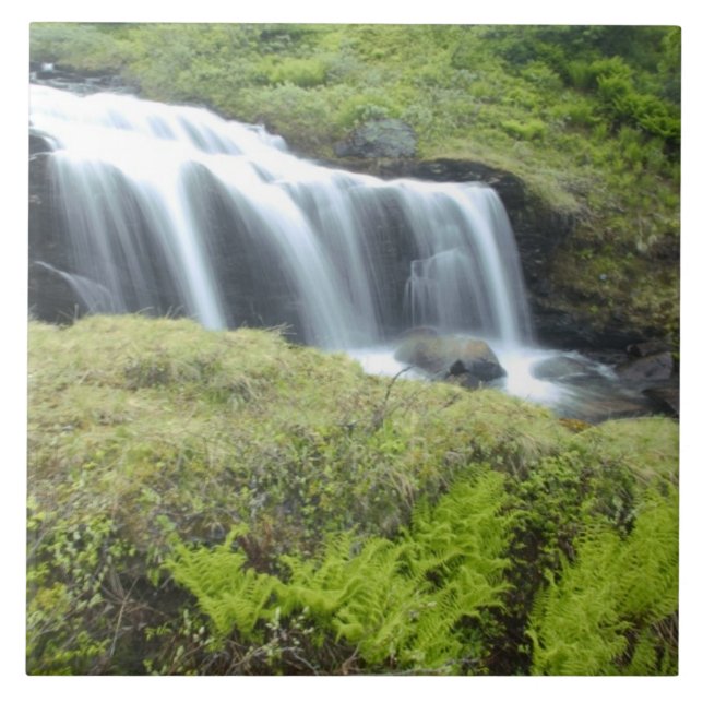 Europa, Noruega. Cachoeira. (Frente)