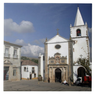 Europa, Portugal, Obidos. Igreja de Santa Maria em