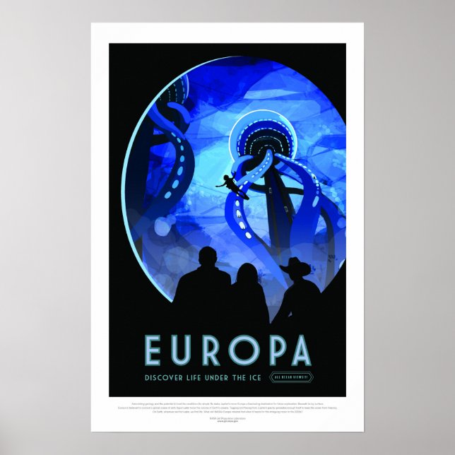 Europa, Poster de viagens (Frente)