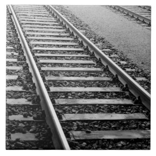 Europa, Suíça, Zurique. Trilhos de trem