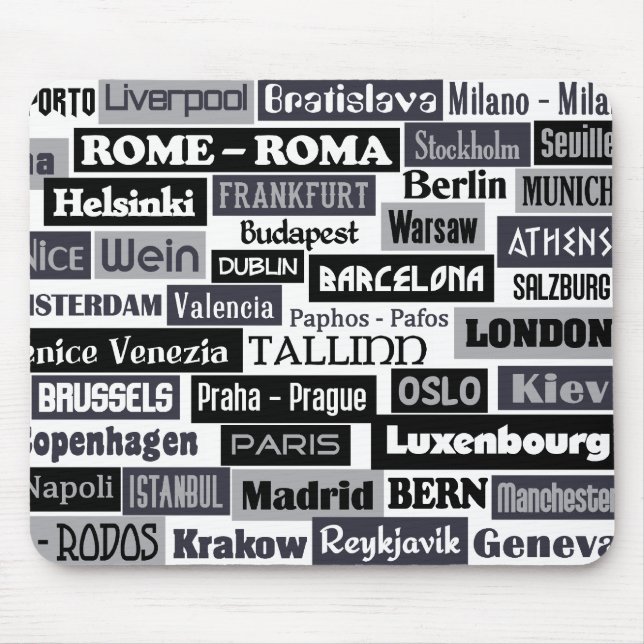 European Traveler custom mousepad (Frente)