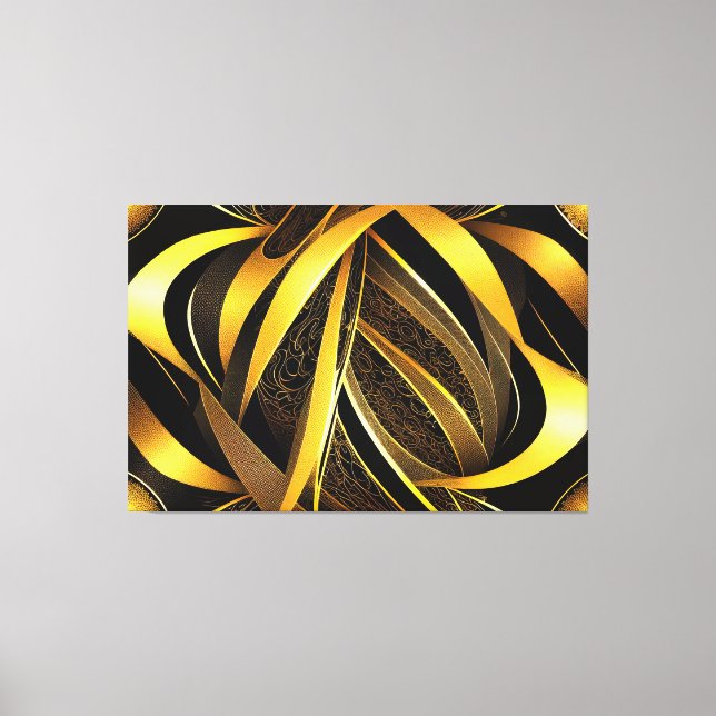 Eva 4 Abstract Design Canvas Print (Frente)