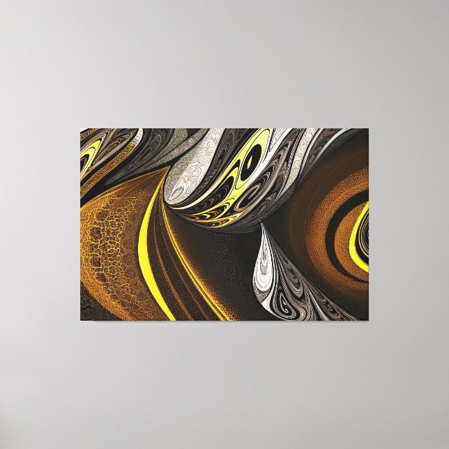Eva 5 Abstract Design Canvas Print (Frente)