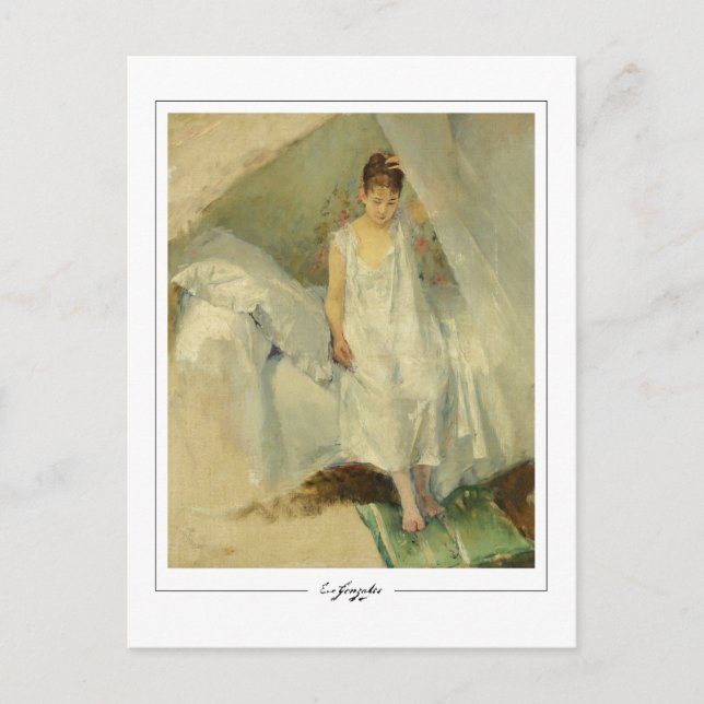 Eva Gonzalès #10 - Cartão postal de arte fina (Frente)