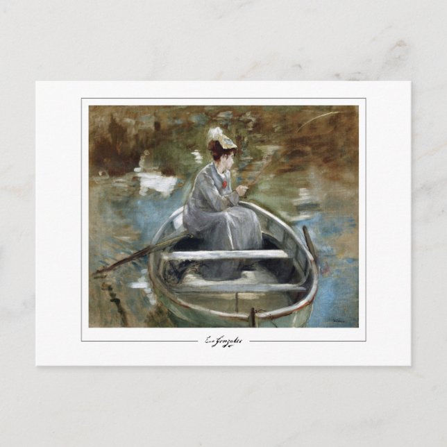 Eva Gonzalès #7 - Cartão postal de arte fina (Frente)