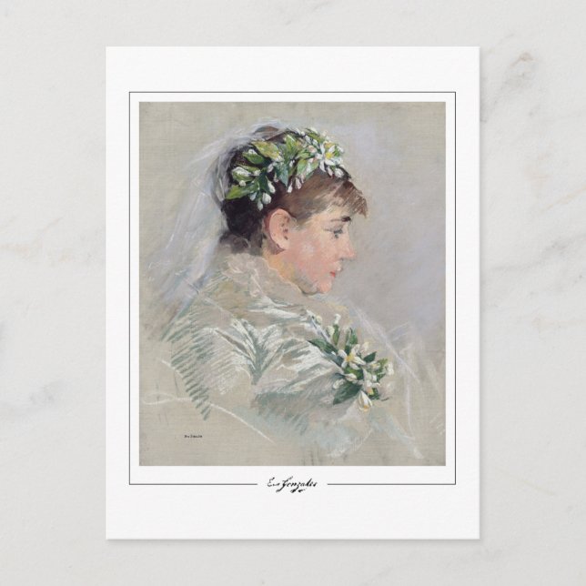 Eva Gonzalès #8 - Cartão postal de arte fina (Frente)