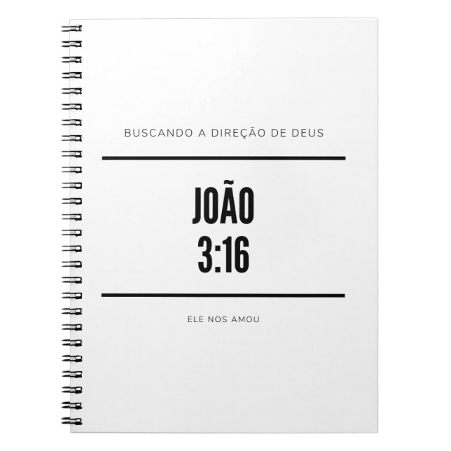 Evangelizando - Caderno personalizado (Frente)