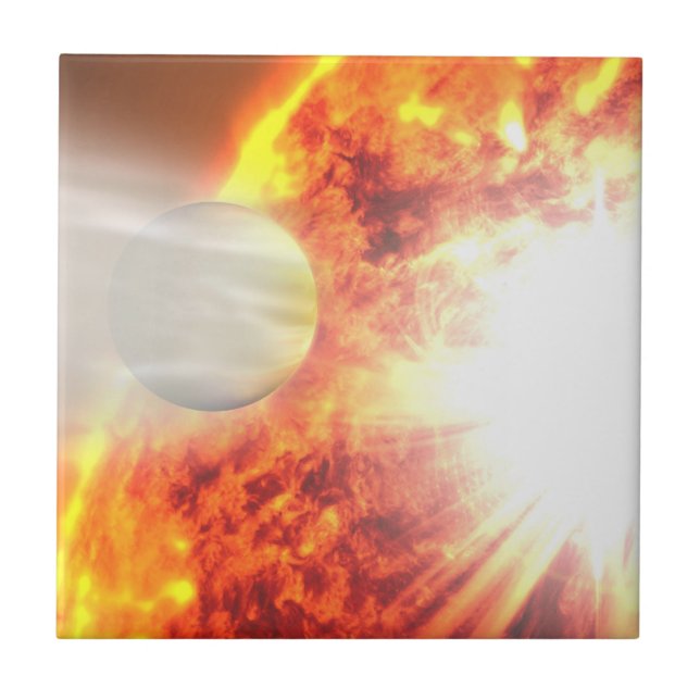 Evaporação da atmosfera de Hd 189733b (Frente)