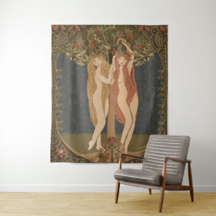 Eve e Lilith Tapeçaria