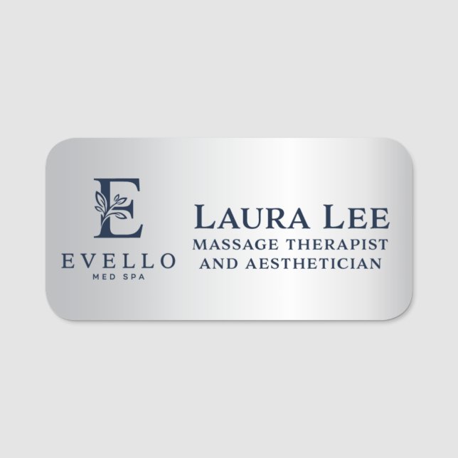 Evello Nome de etiqueta - Laura Lee (Frente)