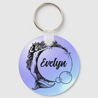 Evelyn - Chaveiro personalizado do nome da Sereia