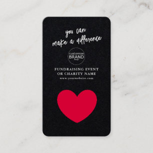 Evento de arrecadação de fundos Cartão com fotos d