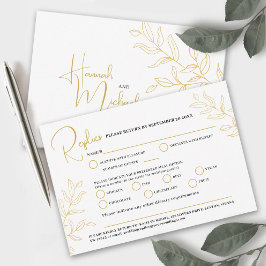 Evento de casamento RSVP da opção de farinha de ra