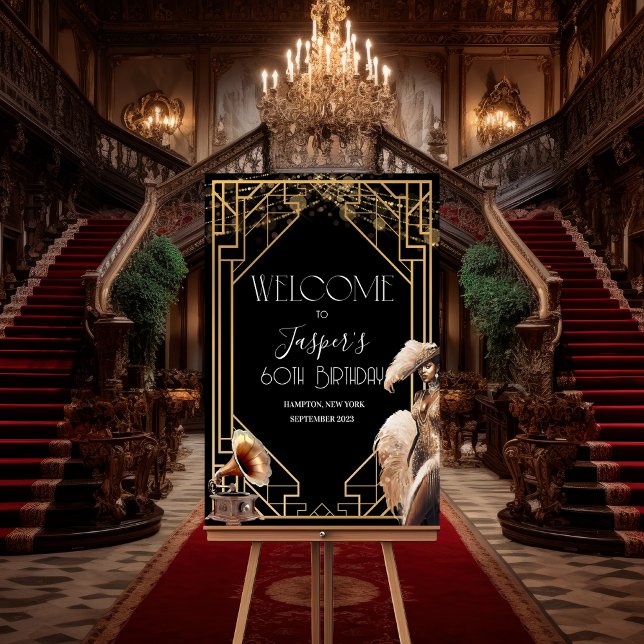 EVENTO - Poster de sinal de boas-vindas 20s (Criador carregado)