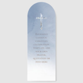 evento religioso azul aquarela agarela cruz