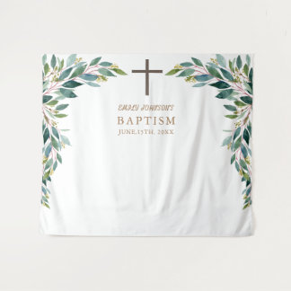 Evento Religioso, Tapeçaria de Cartaz de Batismo c