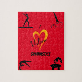 Eventos de ginástica Fogo Quebra-cabeça Vermelho c