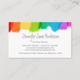 Eventos do partido da arte que planeiam cartões de