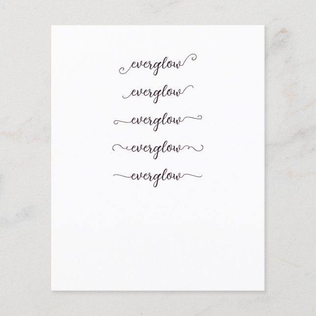 Everglow Swashes (Frente)