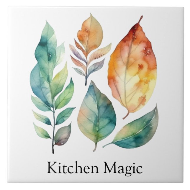 Evergreen & Amber Foliage Art, personalizado (Frente)