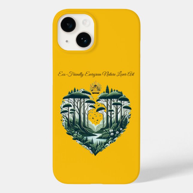 Evergreen Nature Lover Art (Verso)