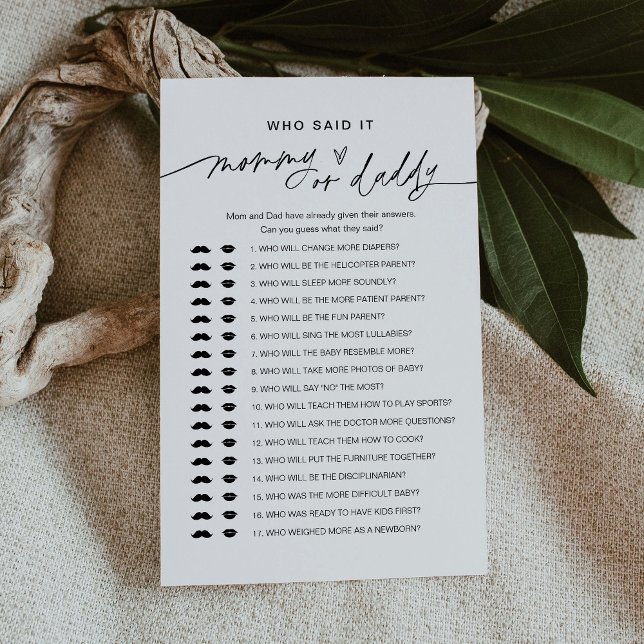 EVERLEIGH Que Disse Mamãe ou Jogo de Bebê Pai (Criador carregado)